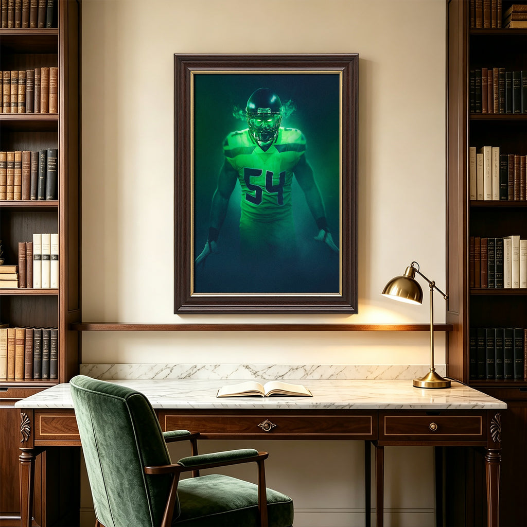 Bobby Wagner Art Sports Decorative Poster School Dormitory 6 Canvas Wall Art Poster Decor Gift