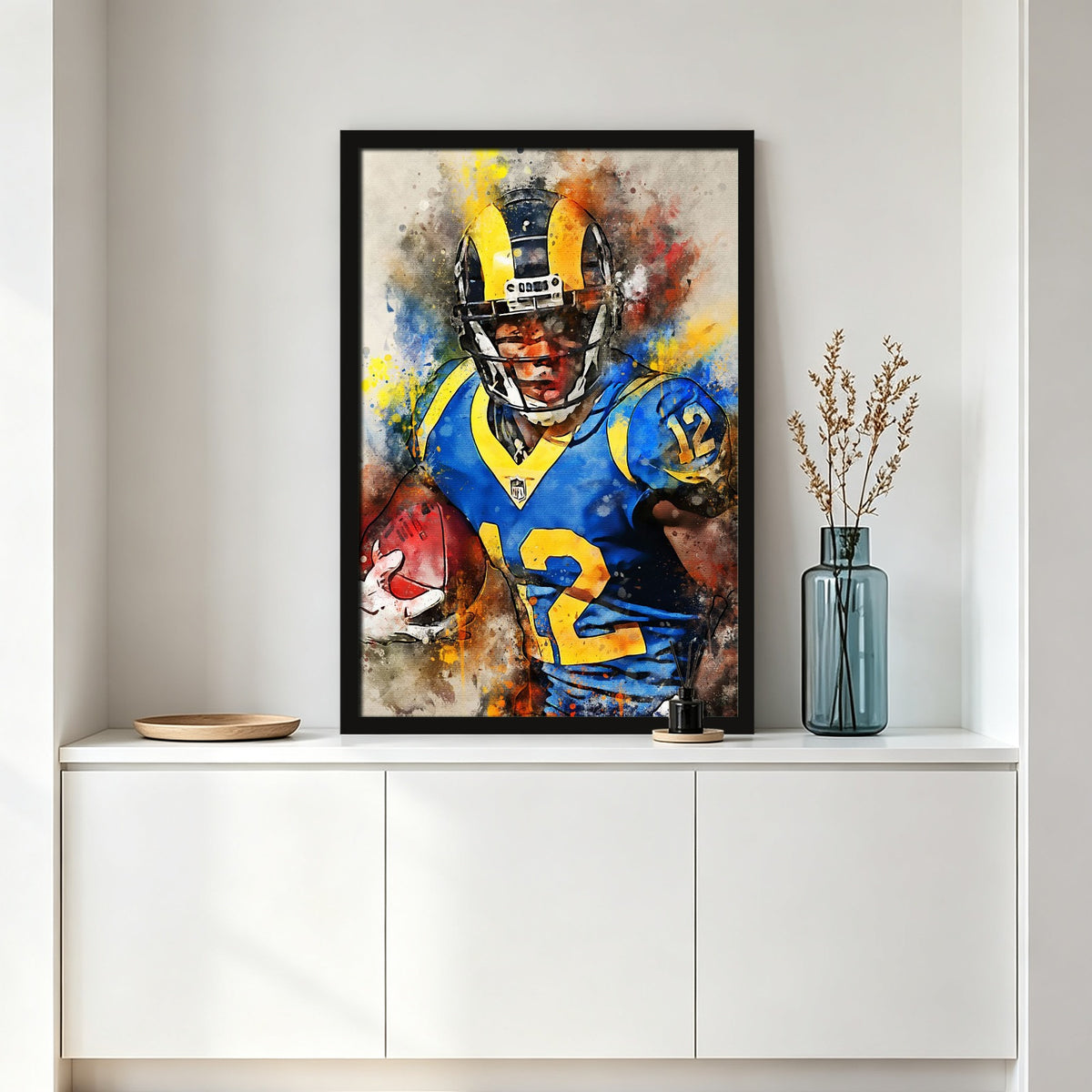 Brandin Cooks Celebrity Sports Art Poster School Dining Room Decoration 2 Canvas Wall Art Poster Decor Gift