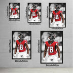 Calvin Ridley Art Sports Decorative Poster School Dormitory 9 Canvas Wall Art Poster Decor Gift