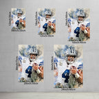 Dak Prescott Celebrity Sports Art Poster School Dining Room Decoration 0 Canvas Wall Art Poster Decor Gift