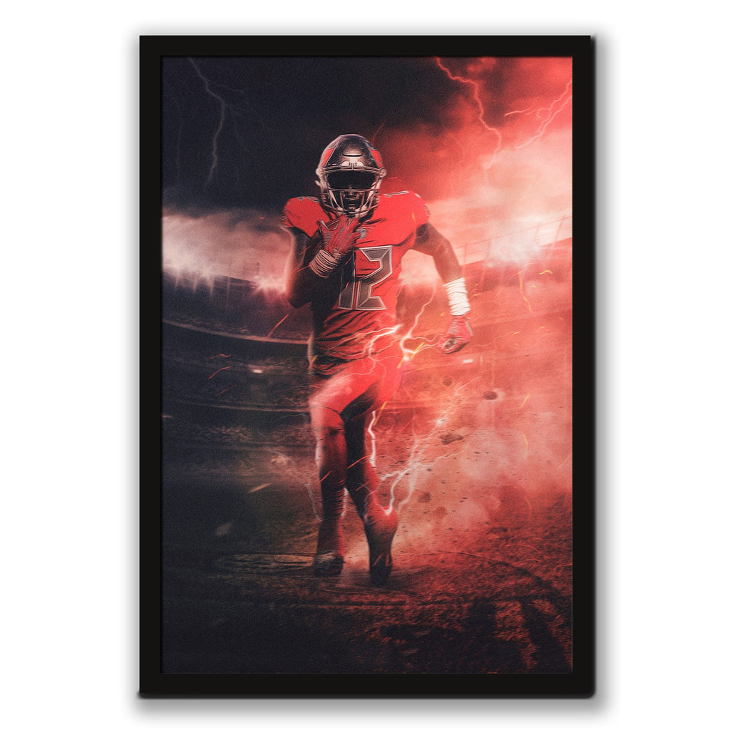 Chris Godwin Art Sports Decorative Poster School Dormitory 2 Canvas Wall Art Poster Decor Gift