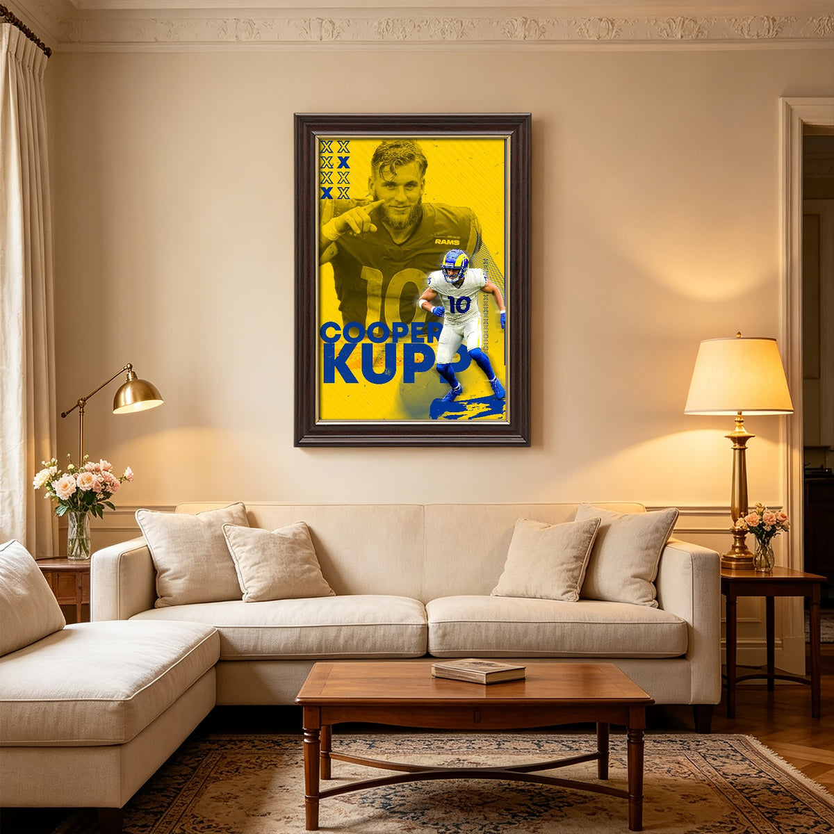 Cooper Kupp Sports Decoration Poster 4 Canvas Wall Art Poster Decor Gift