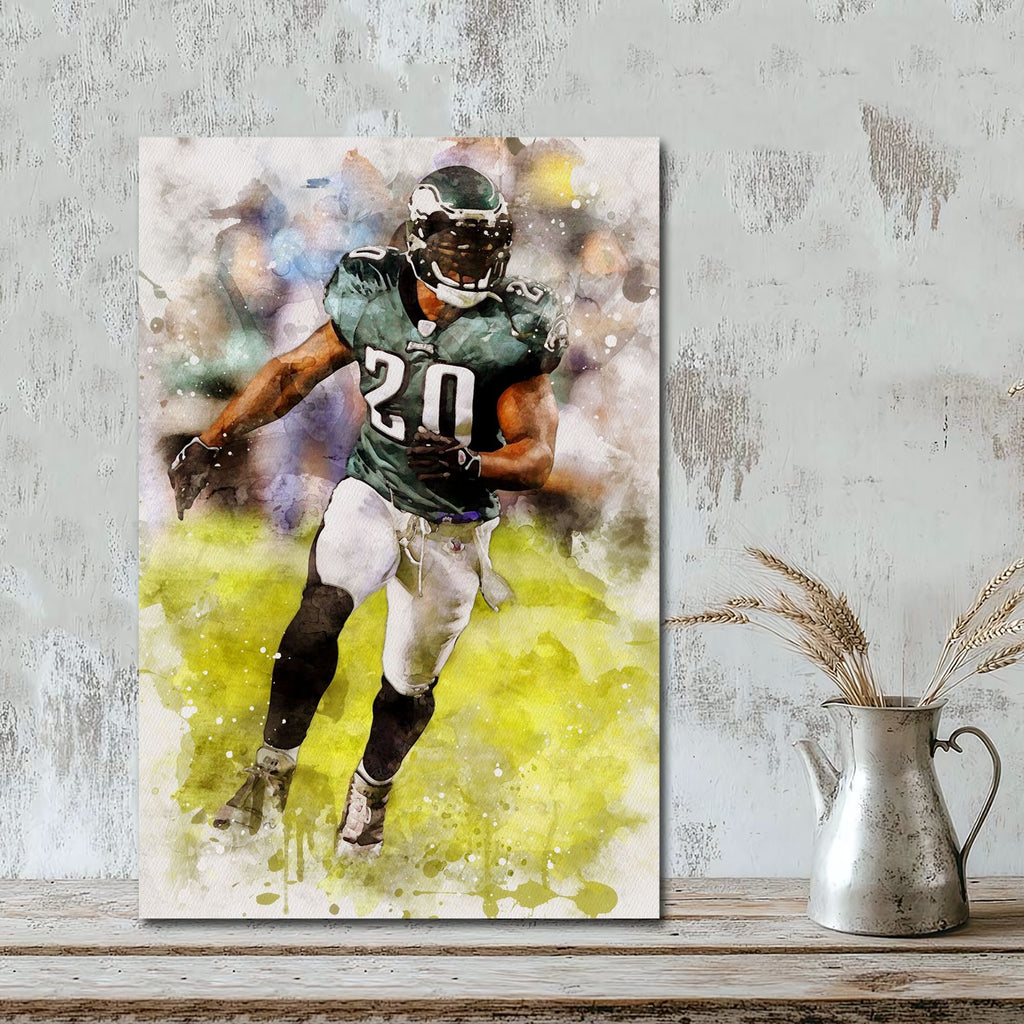 Brian Dawkins Art Poster 2 Canvas Wall Art Poster Decor Gift