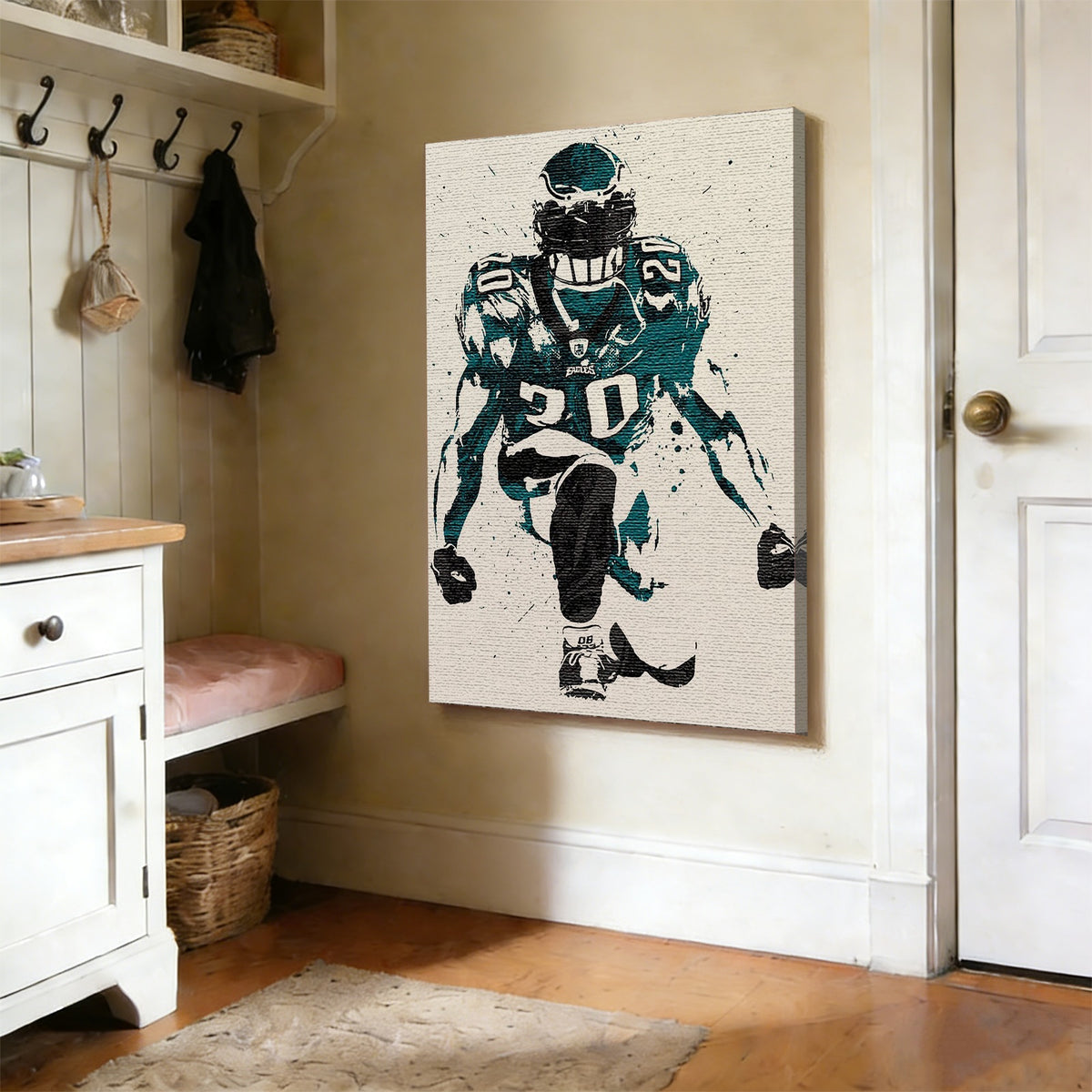 Brian Dawkins Art Poster 6 Canvas Wall Art Poster Decor Gift