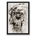 Brian Dawkins Art Poster 5 Canvas Wall Art Poster Decor Gift