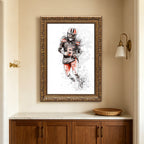Baker Mayfield Art Sports Decorative Poster School Dormitory 0 Canvas Wall Art Poster Decor Gift
