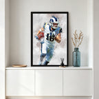 Cooper Kupp Celebrity Sports Art Poster School Dining Room Decoration 7 Canvas Wall Art Poster Decor Gift