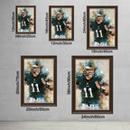 Carson Wentz Celebrity Sports Art Poster School Dining Room Decoration 2 Canvas Wall Art Poster Decor Gift