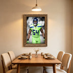 Bobby Wagner Art Sports Decorative Poster School Dormitory 7 Canvas Wall Art Poster Decor Gift