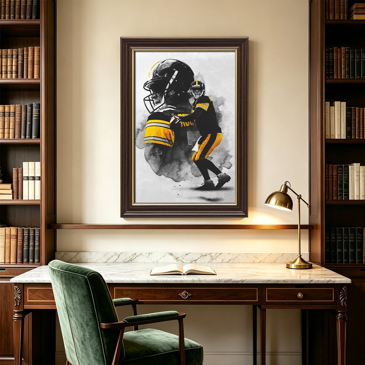 Ben Roethlisberger Art Sports Decorative Poster School Dormitory 4 Canvas Wall Art Poster Decor Gift