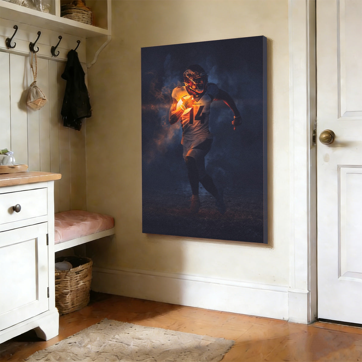 Courtland Sutton Art Sports Decorative Poster School Dormitory 2 Canvas Wall Art Poster Decor Gift