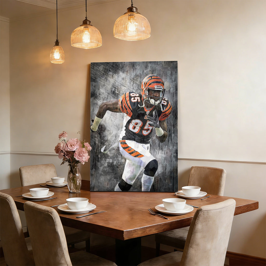 Chad Johnson Celebrity Sports Art Poster School Dining Room Decoration 4 Canvas Wall Art Poster Decor Gift