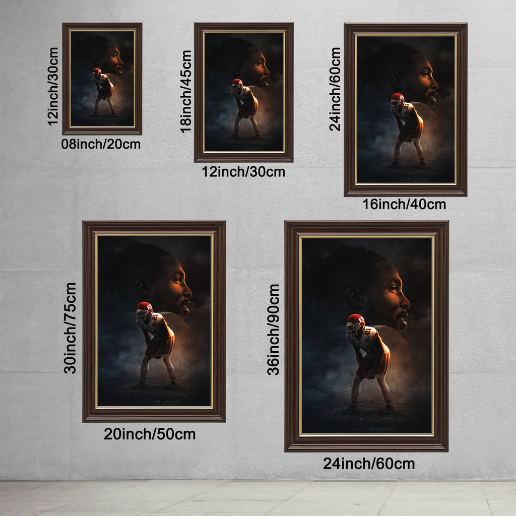Bashaud Breeland Art Sports Decorative Poster School Dormitory 2 Canvas Wall Art Poster Decor Gift