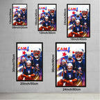 Cam Newton Sports Celebrity Art Deco Poster 1 Canvas Wall Art Poster Decor Gift