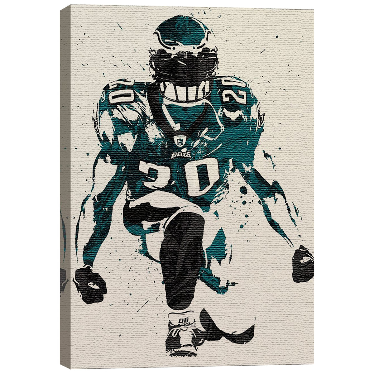 Brian Dawkins Art Poster 6 Canvas Wall Art Poster Decor Gift