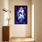 Dak Prescott Sports Celebrity Art Deco Poster 2 Canvas Wall Art Poster Decor Gift