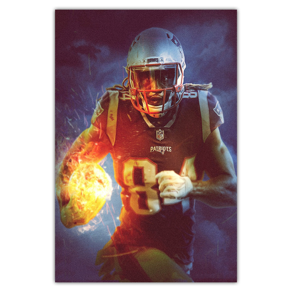 Cordarrelle Patterson Art Sports Decorative Poster School Dormitory 6 Canvas Wall Art Poster Decor Gift