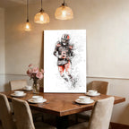 Baker Mayfield Art Sports Decorative Poster School Dormitory 0 Canvas Wall Art Poster Decor Gift