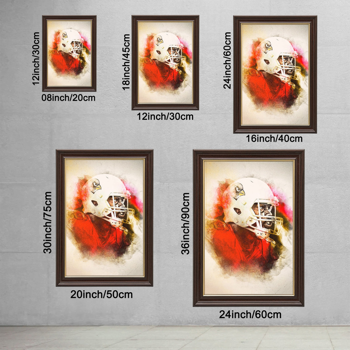 Chandler Jones Art Sports Decorative Poster School Dormitory 5 Canvas Wall Art Poster Decor Gift