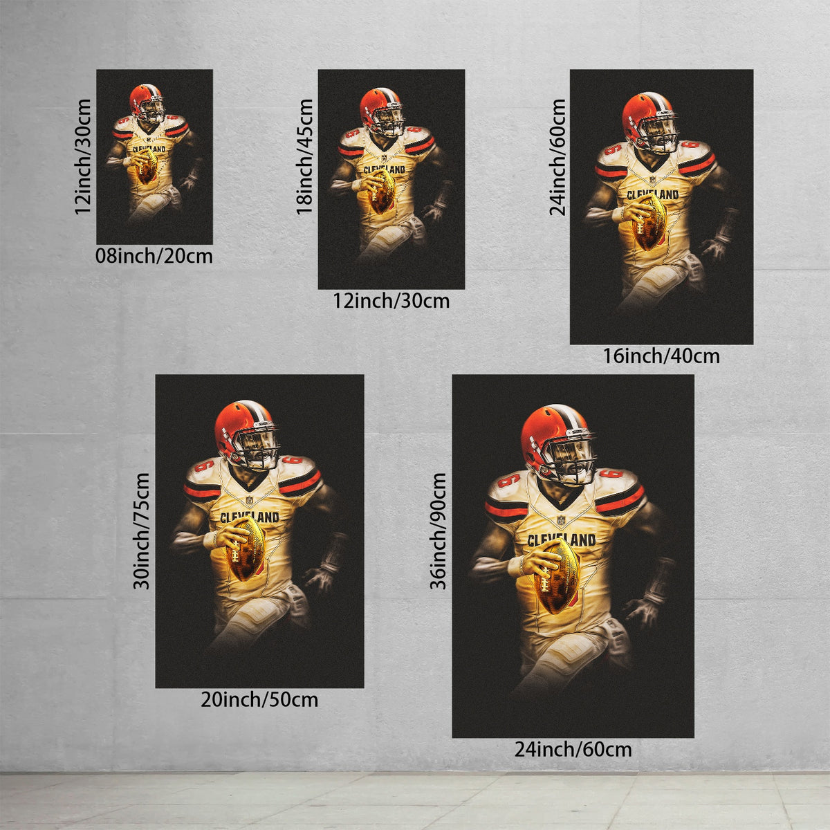 Baker Mayfield Art Sports Decorative Poster School Dormitory 1 Canvas Wall Art Poster Decor Gift