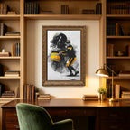 Ben Roethlisberger Art Sports Decorative Poster School Dormitory 4 Canvas Wall Art Poster Decor Gift