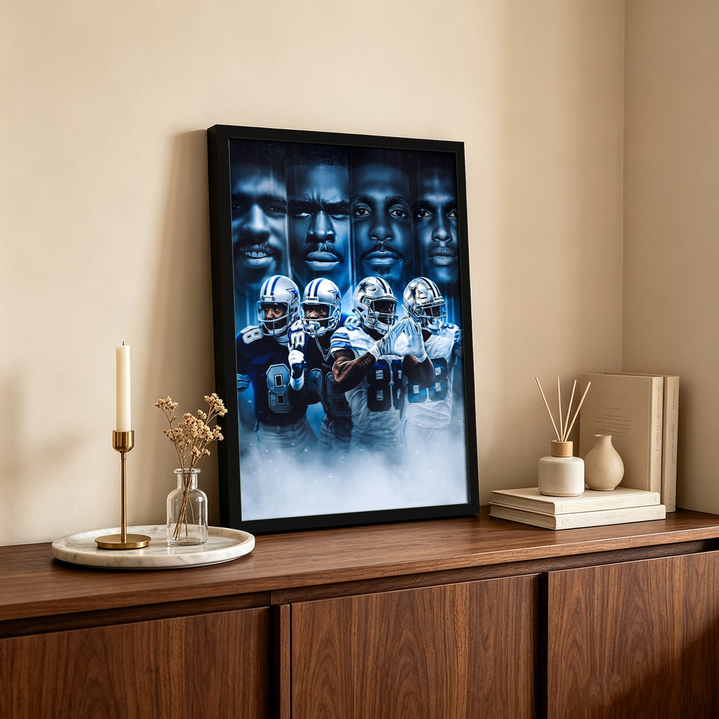 CeeDee Lamb Art Sports Decorative Poster School Dormitory 6 Canvas Wall Art Poster Decor Gift