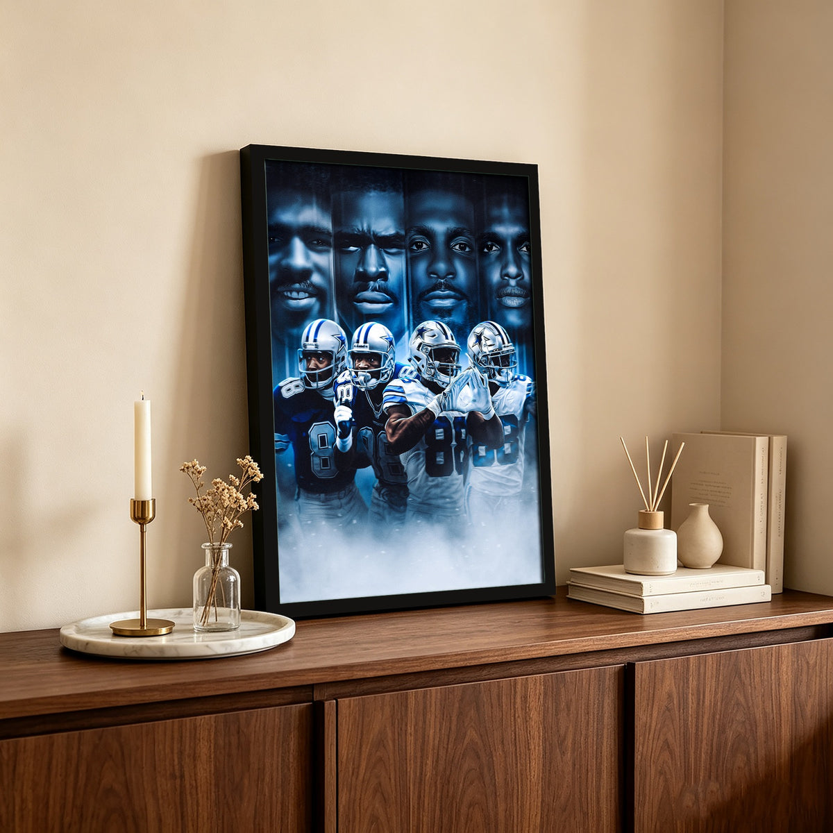 CeeDee Lamb Art Sports Decorative Poster School Dormitory 6 Canvas Wall Art Poster Decor Gift