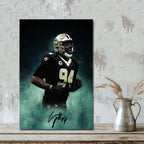 Cameron Jordan Celebrity Sports Art Poster School Dining Room Decoration 5 Canvas Wall Art Poster Decor Gift