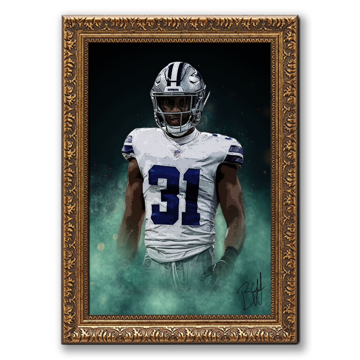 Byron Jones Celebrity Sports Art Poster School Dining Room Decoration 1 Canvas Wall Art Poster Decor Gift