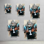 Cam Newton Celebrity Sports Art Poster School Dining Room Decoration 2 Canvas Wall Art Poster Decor Gift