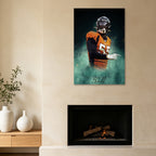 Bradley Chubb Celebrity Sports Art Poster School Dining Room Decoration 9 Canvas Wall Art Poster Decor Gift