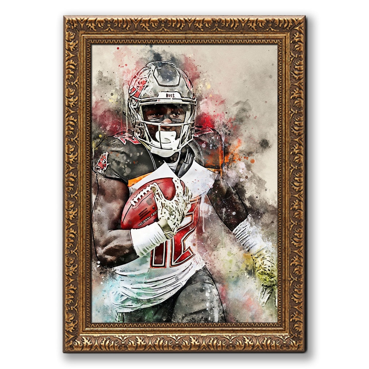 Chris Godwin Art Sports Decorative Poster School Dormitory 8 Canvas Wall Art Poster Decor Gift