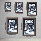 Dak Prescott Sports Celebrity Art Deco Poster 6 Canvas Wall Art Poster Decor Gift