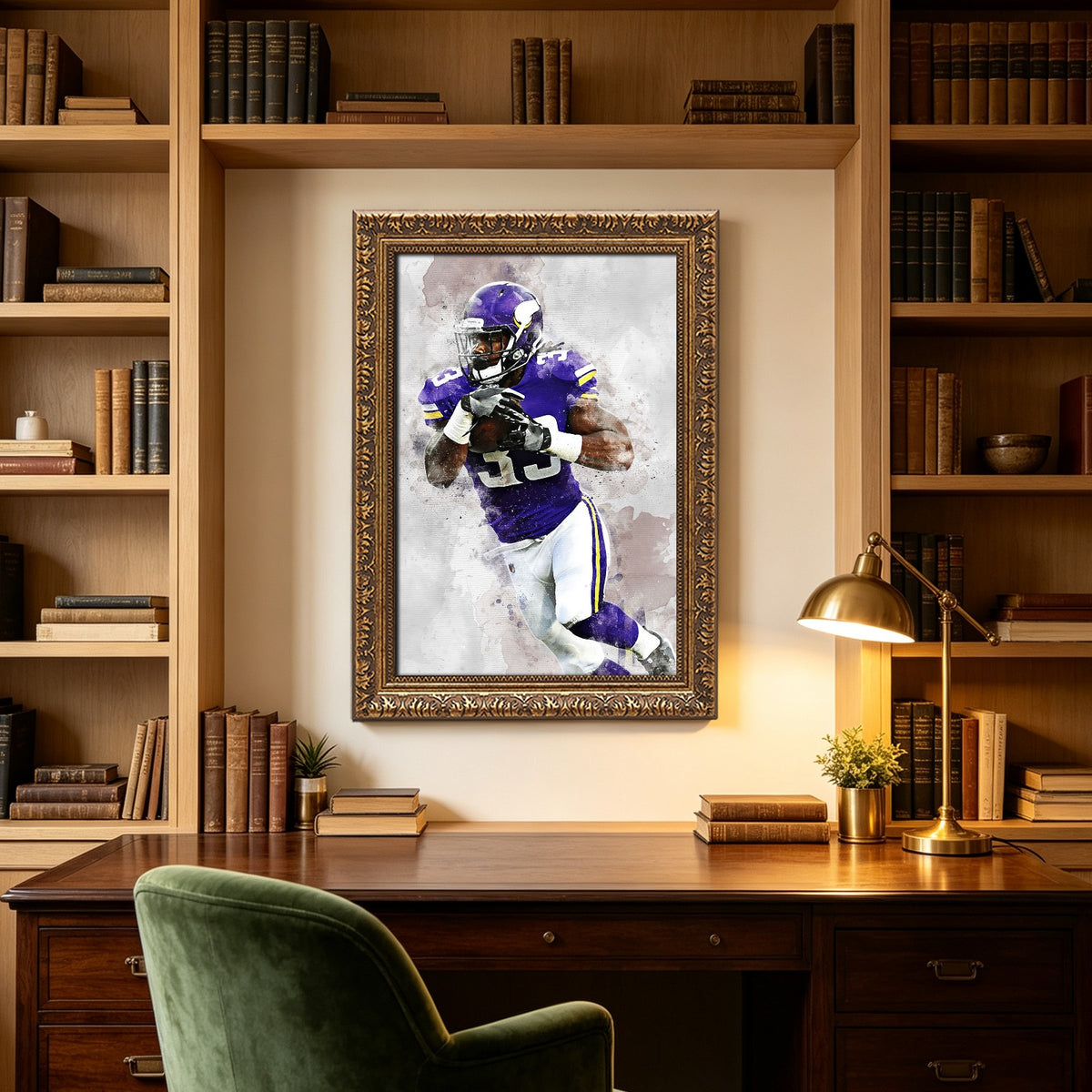 Dalvin Cook Celebrity Sports Art Poster School Dining Room Decoration 3 Canvas Wall Art Poster Decor Gift