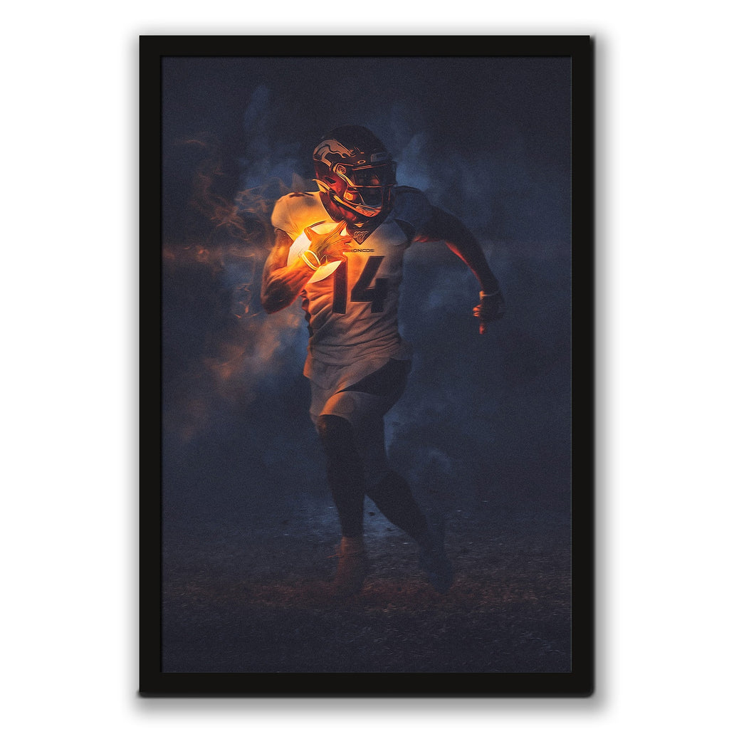 Courtland Sutton Art Sports Decorative Poster School Dormitory 2 Canvas Wall Art Poster Decor Gift