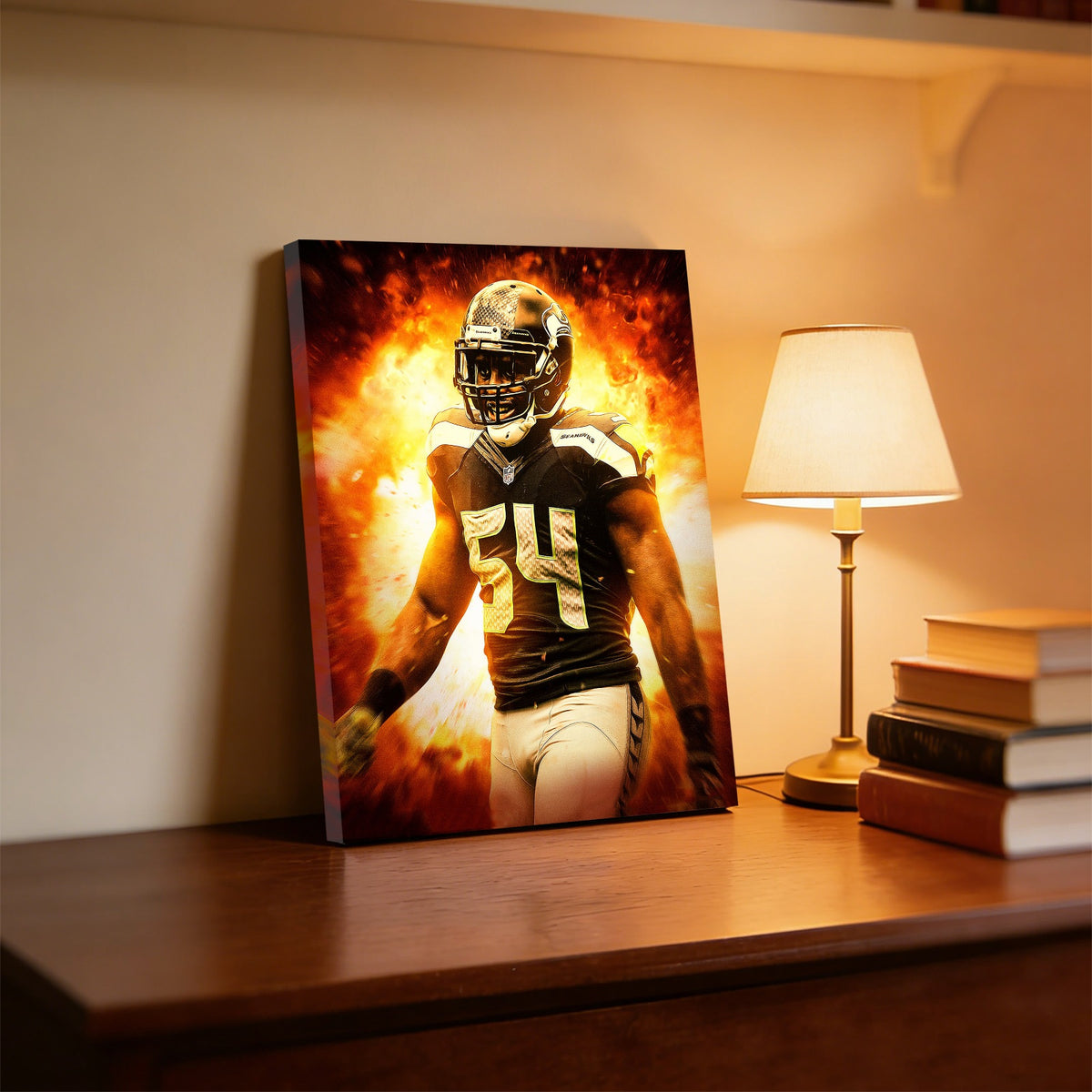 Bobby Wagner Art Sports Decorative Poster School Dormitory 9 Canvas Wall Art Poster Decor Gift