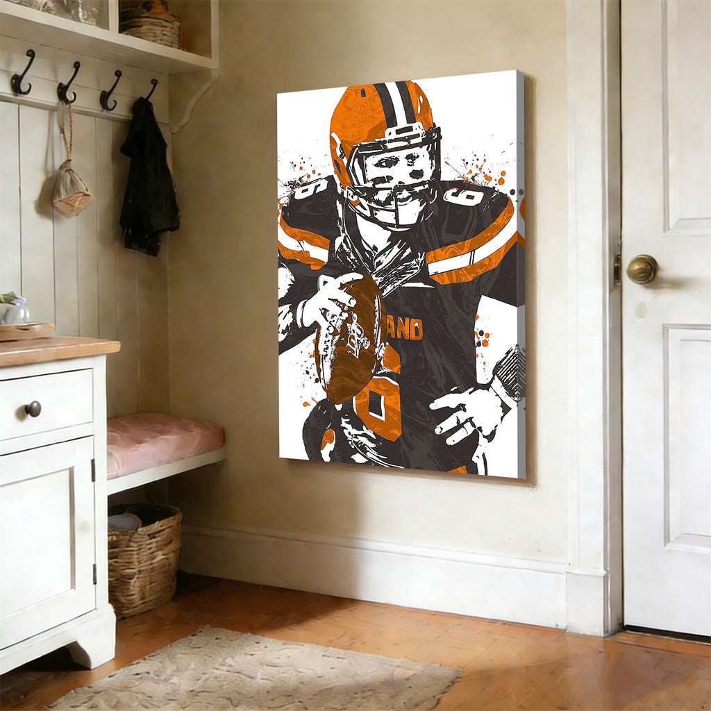 Baker Mayfield Celebrity Sports Art Poster School Dining Room Decoration 7 Canvas Wall Art Poster Decor Gift