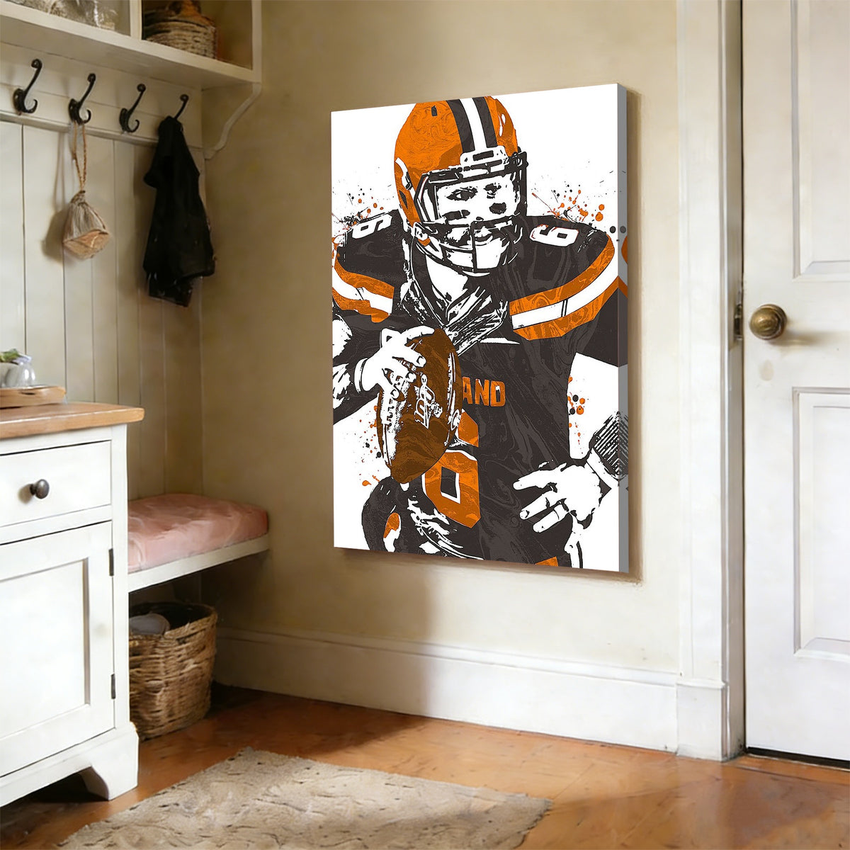 Baker Mayfield Celebrity Sports Art Poster School Dining Room Decoration 7 Canvas Wall Art Poster Decor Gift