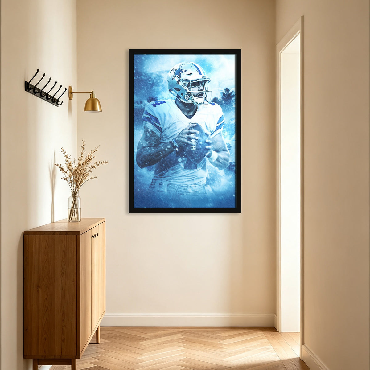 Dak Prescott Art Sports Decorative Poster School Dormitory 7 Canvas Wall Art Poster Decor Gift