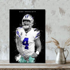 Dak Prescott Art Poster 1 Canvas Wall Art Poster Decor Gift