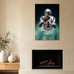 Cam Newton Celebrity Sports Art Poster School Dining Room Decoration 4 Canvas Wall Art Poster Decor Gift