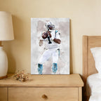 Cam Newton Celebrity Sports Art Poster School Dining Room Decoration 1 Canvas Wall Art Poster Decor Gift