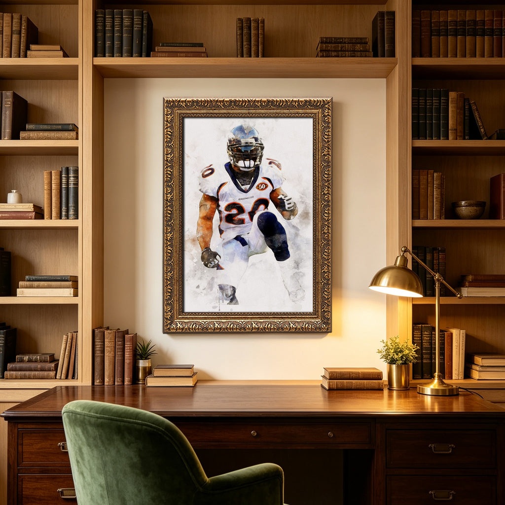 Brian Dawkins Art Poster 7 Canvas Wall Art Poster Decor Gift