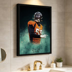 Bradley Chubb Celebrity Sports Art Poster School Dining Room Decoration 9 Canvas Wall Art Poster Decor Gift