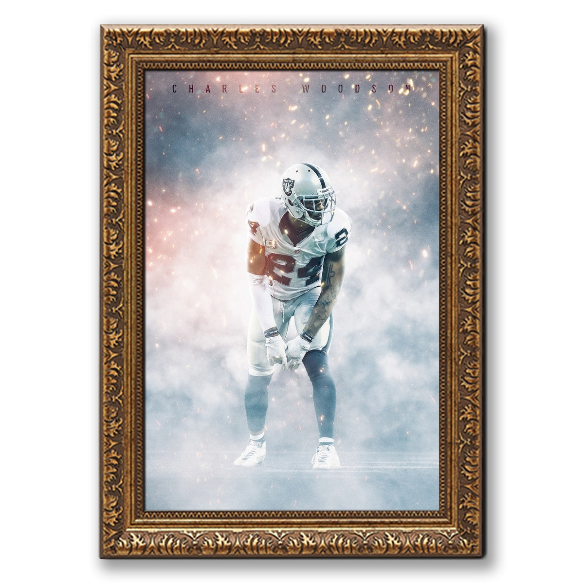Charles Woodson Celebrity Sports Art Poster School Dining Room Decoration 3 Canvas Wall Art Poster Decor Gift