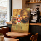 Champ Bailey Art Sports Decorative Poster School Dormitory 4 Canvas Wall Art Poster Decor Gift