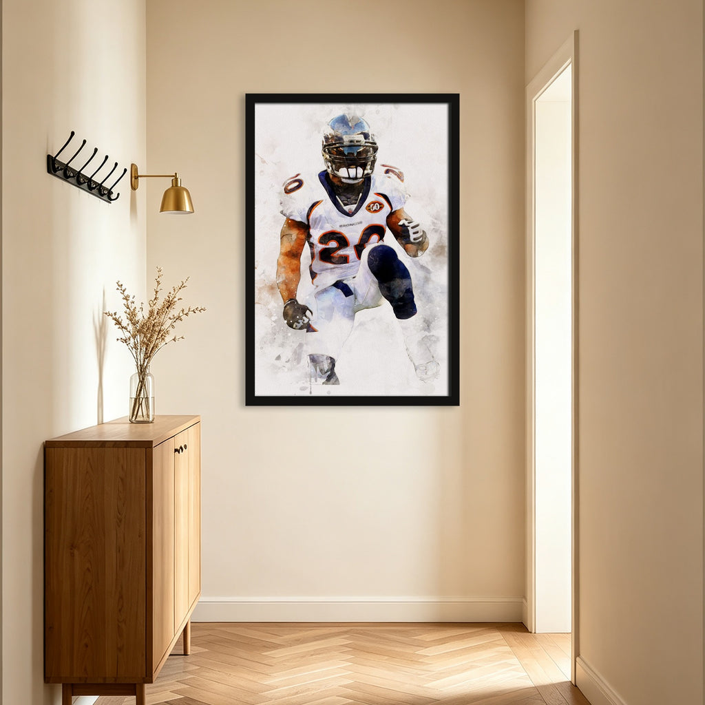 Brian Dawkins Art Poster 7 Canvas Wall Art Poster Decor Gift