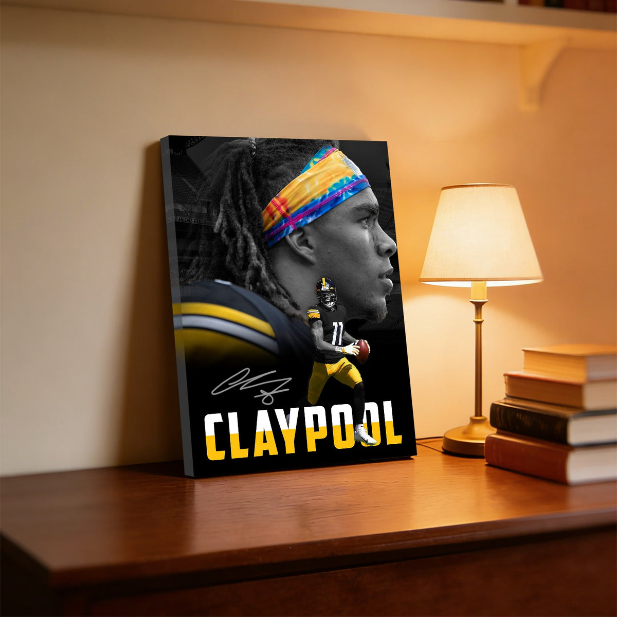 Chase Claypool Sports Celebrity Art Deco Poster 1 Canvas Wall Art Poster Decor Gift
