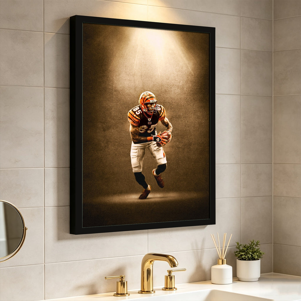 Chad Johnson Art Sports Decorative Poster School Dormitory 9 Canvas Wall Art Poster Decor Gift