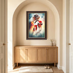 Damontae Kazee Art Sports Decorative Poster School Dormitory 5 Canvas Wall Art Poster Decor Gift